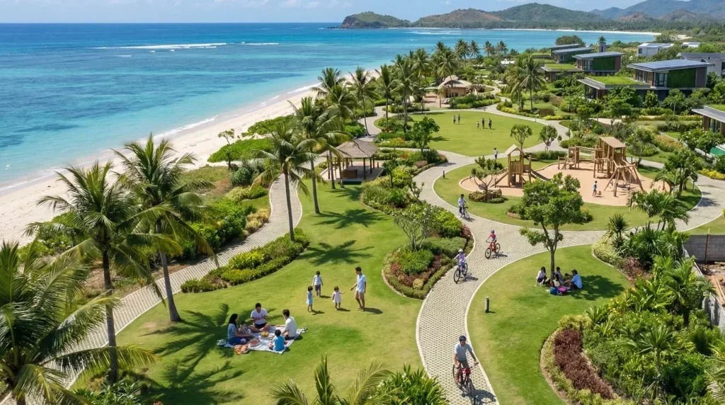 Waterfront masterplan site at Nesara Bay City, Lombok