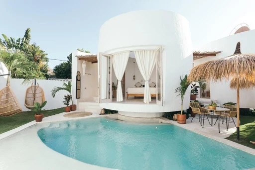 Cabo Oasis 1BR at Nesara Bay City Lombok — Cabana living beside the water