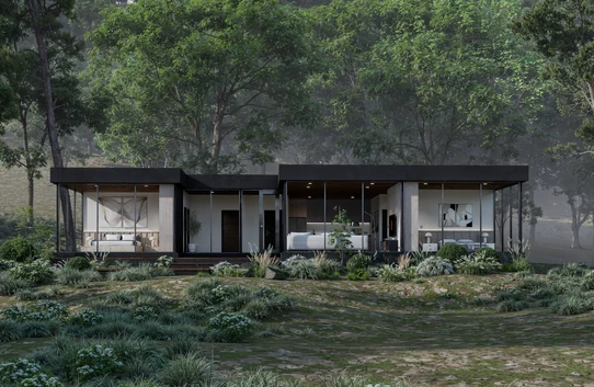 Glass 4BR at Nesara Bay City Lombok — The Glass plan, extended